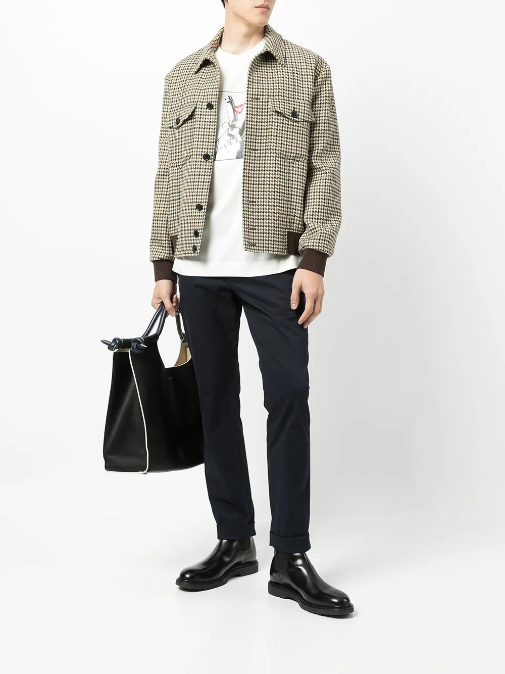 фото Emporio armani футболка с графичным принтом