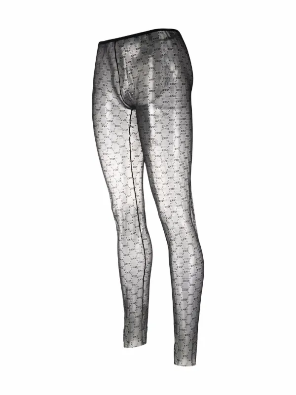 Dsquared2 monogram-logo sheer tights 
