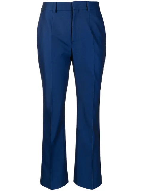 mid-rise cropped trousers