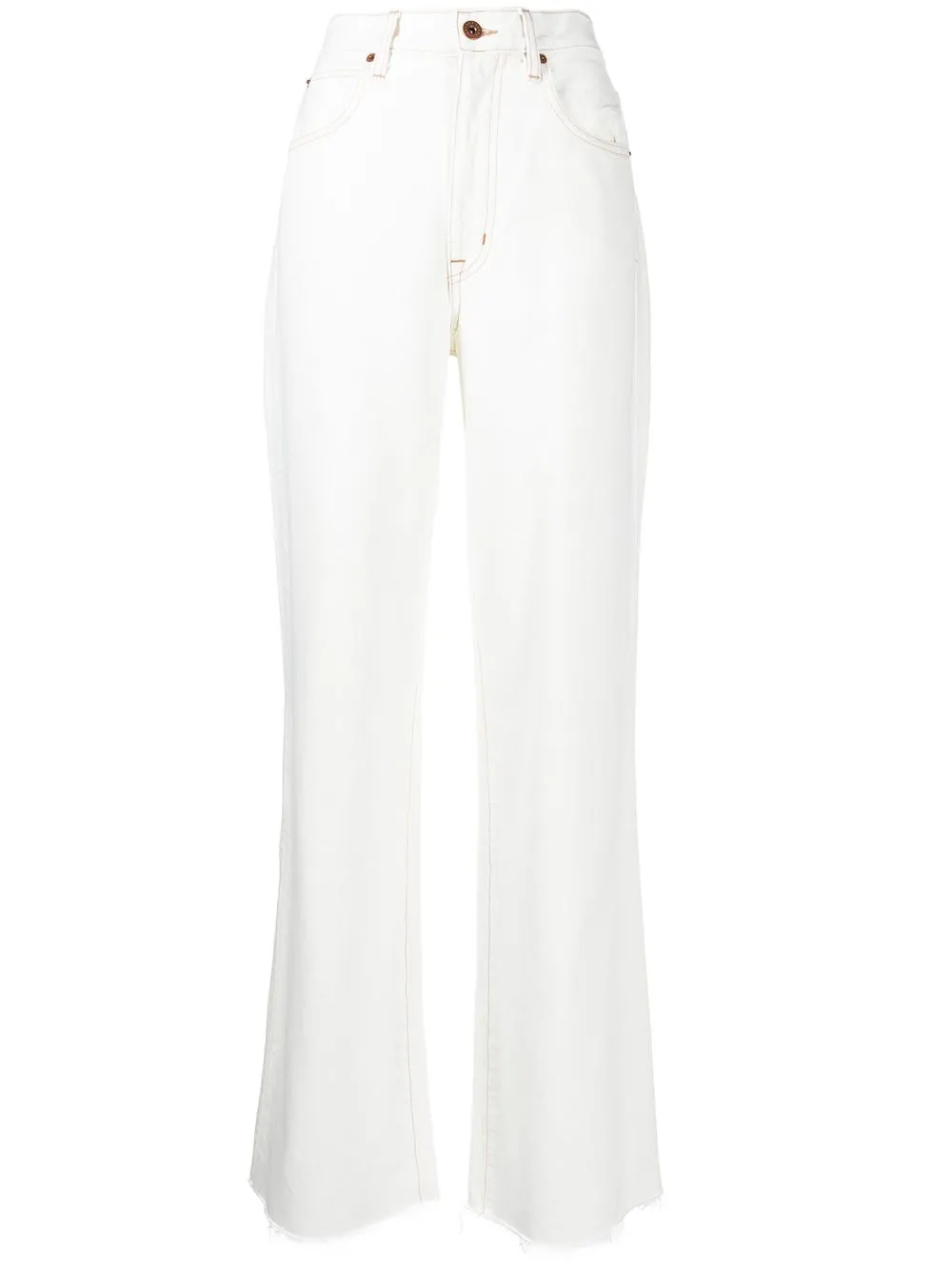 

SLVRLAKE Grace straight-leg jeans - Neutrals