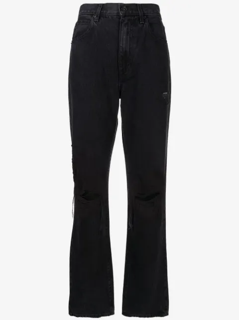 SLVRLAKE London ripped-detailed jeans