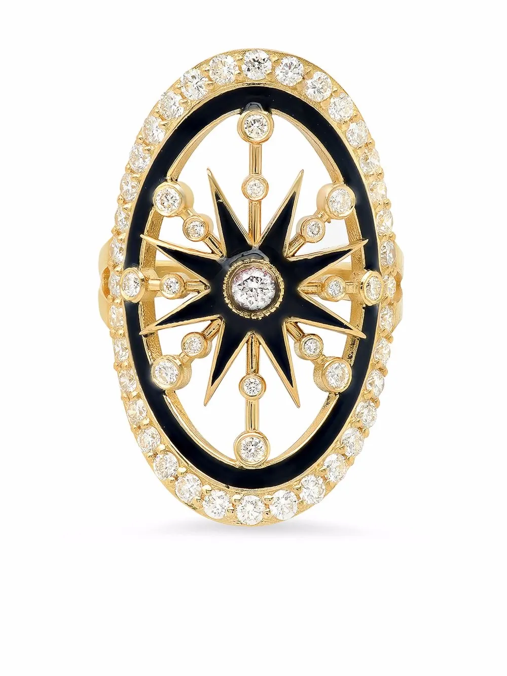Image 1 of Colette 18kt Gelbgoldring mit Diamanten