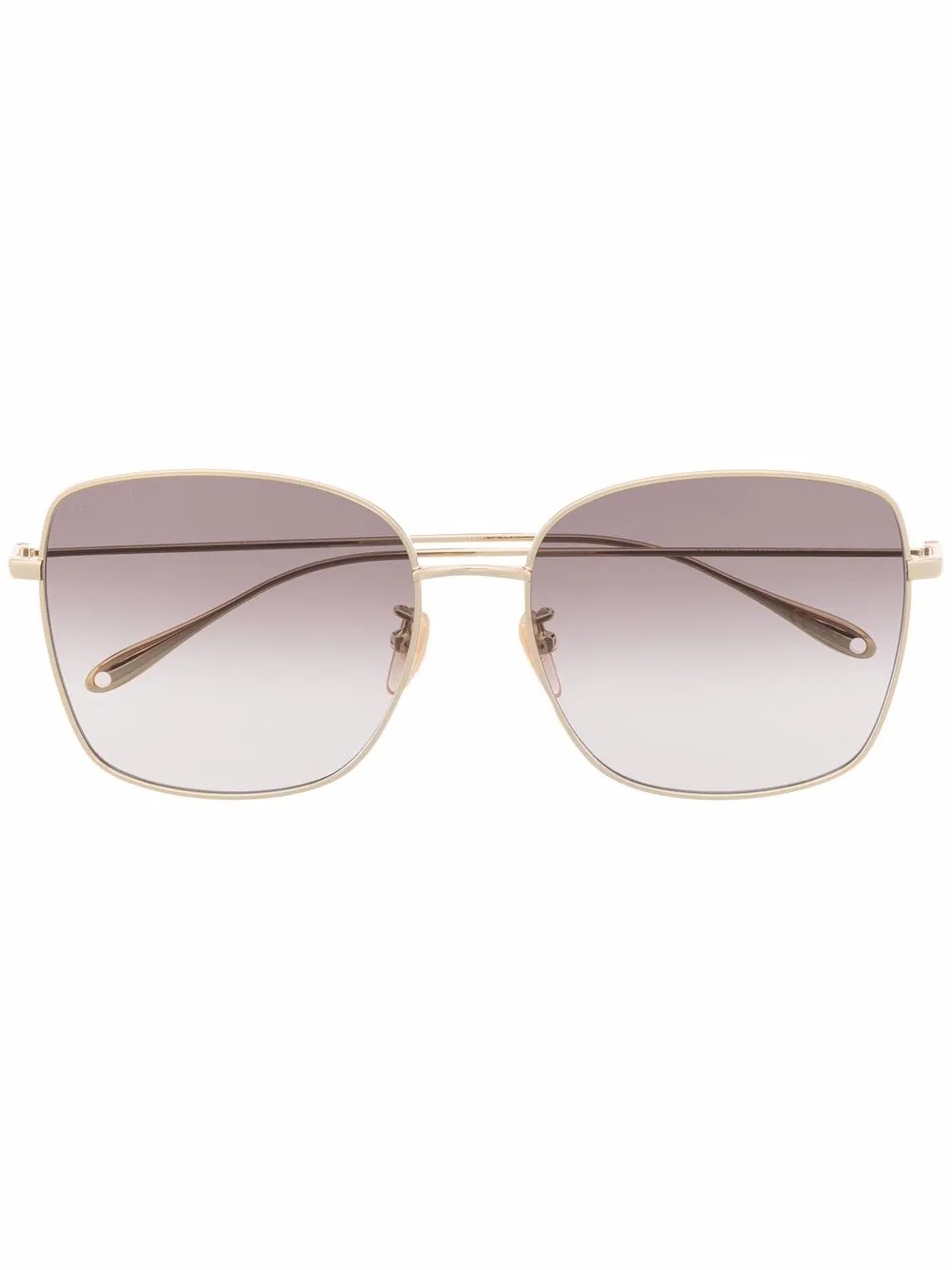 

Gucci Eyewear square frame sunglasses - Gold