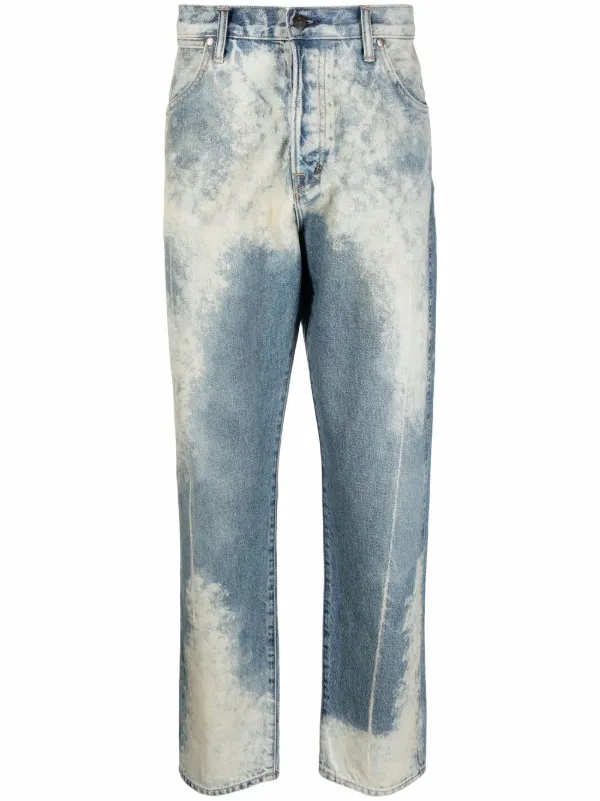 TOM FORD Acid Wash straight-leg Jeans - Farfetch