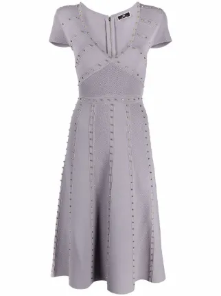 Elisabetta Franchi studded flared midi 