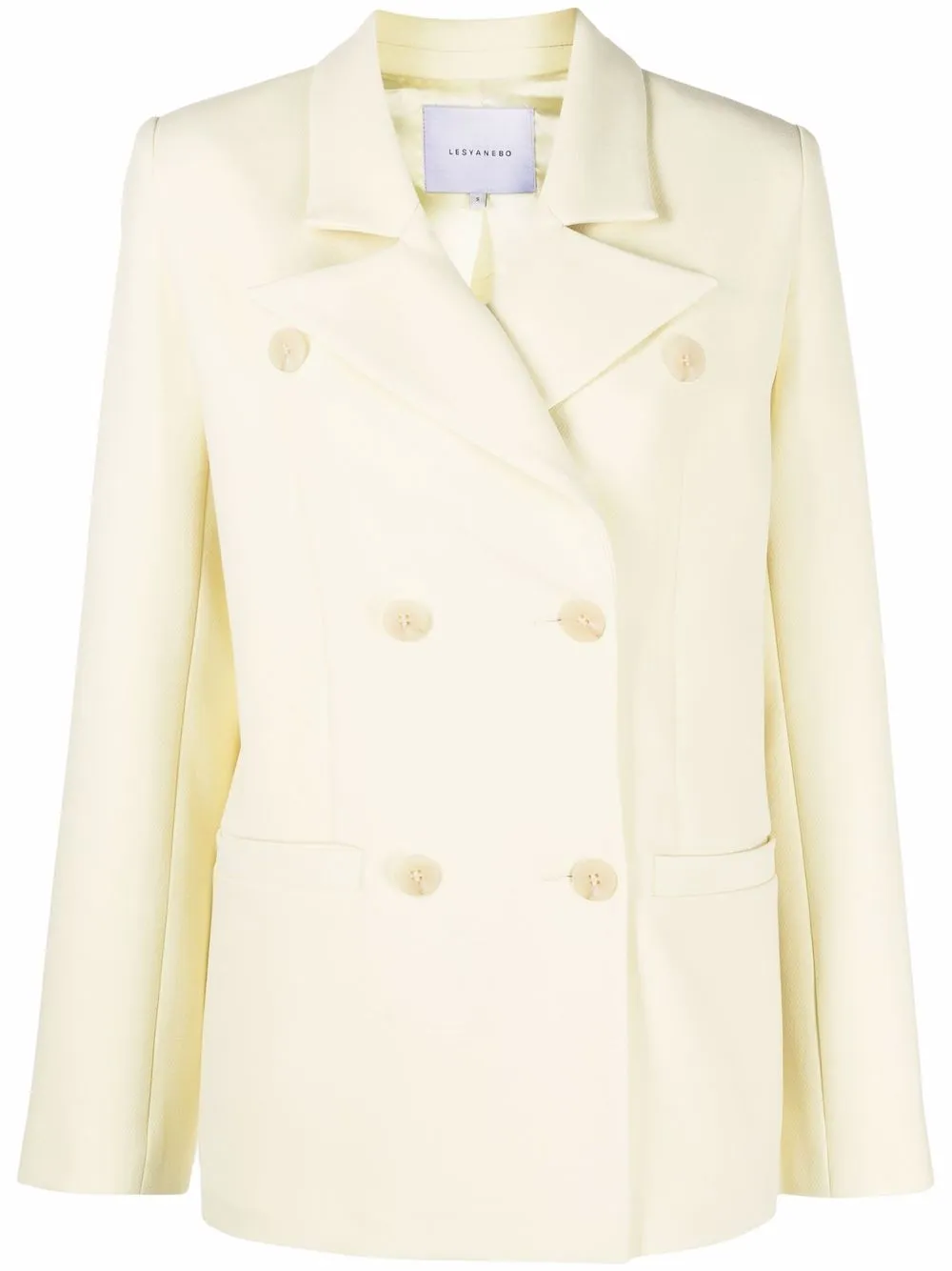 Lesyanebo двубортный блейзер строгого кроя
