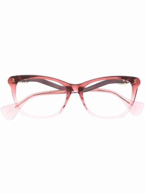 Gucci Eyewear lentes con armazón cuadrada