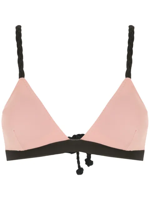 Clube Bossa contrast-trim triangle bikini top