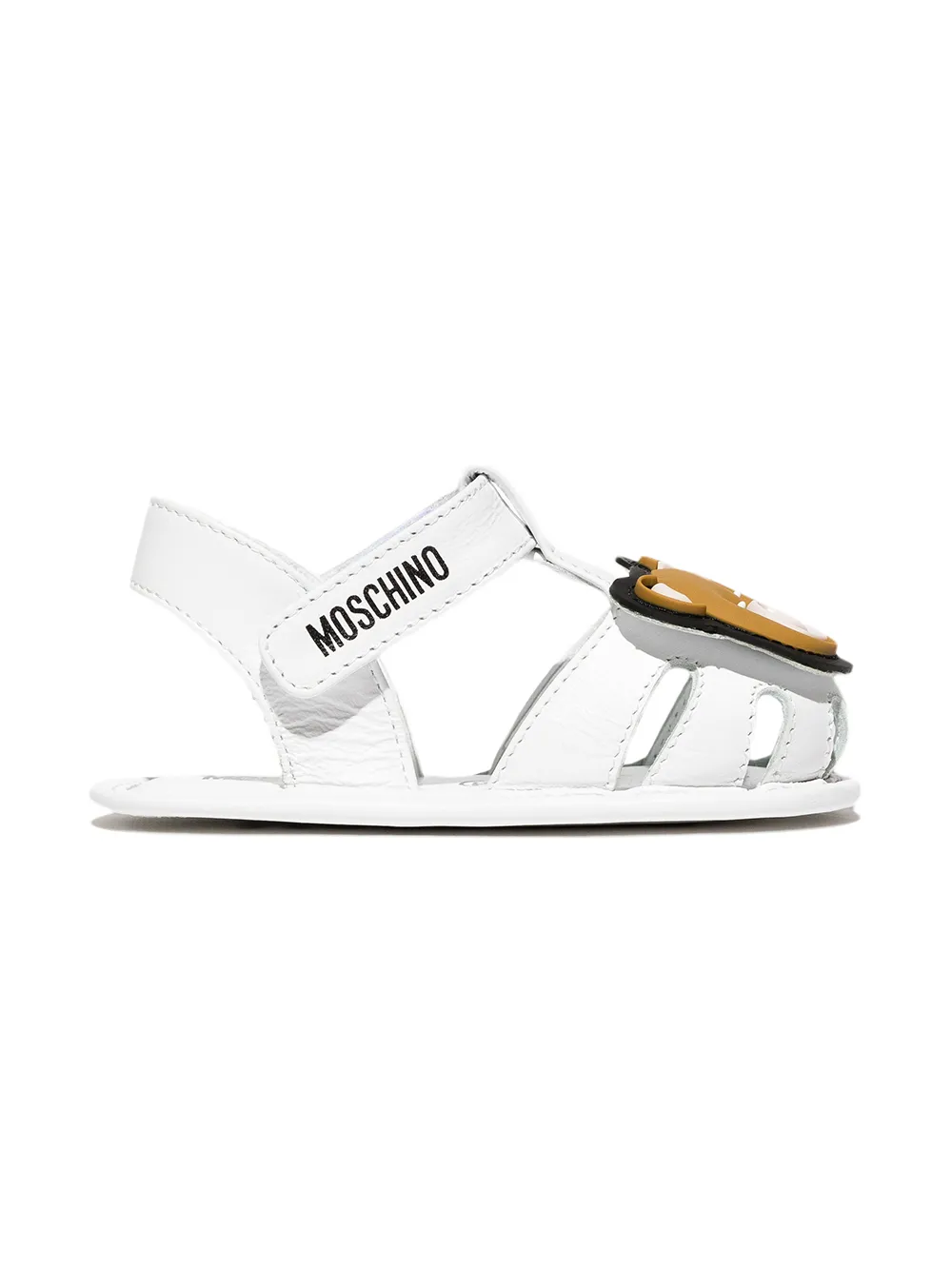

Moschino Kids sandalias con motivo Teddy Bear - Blanco