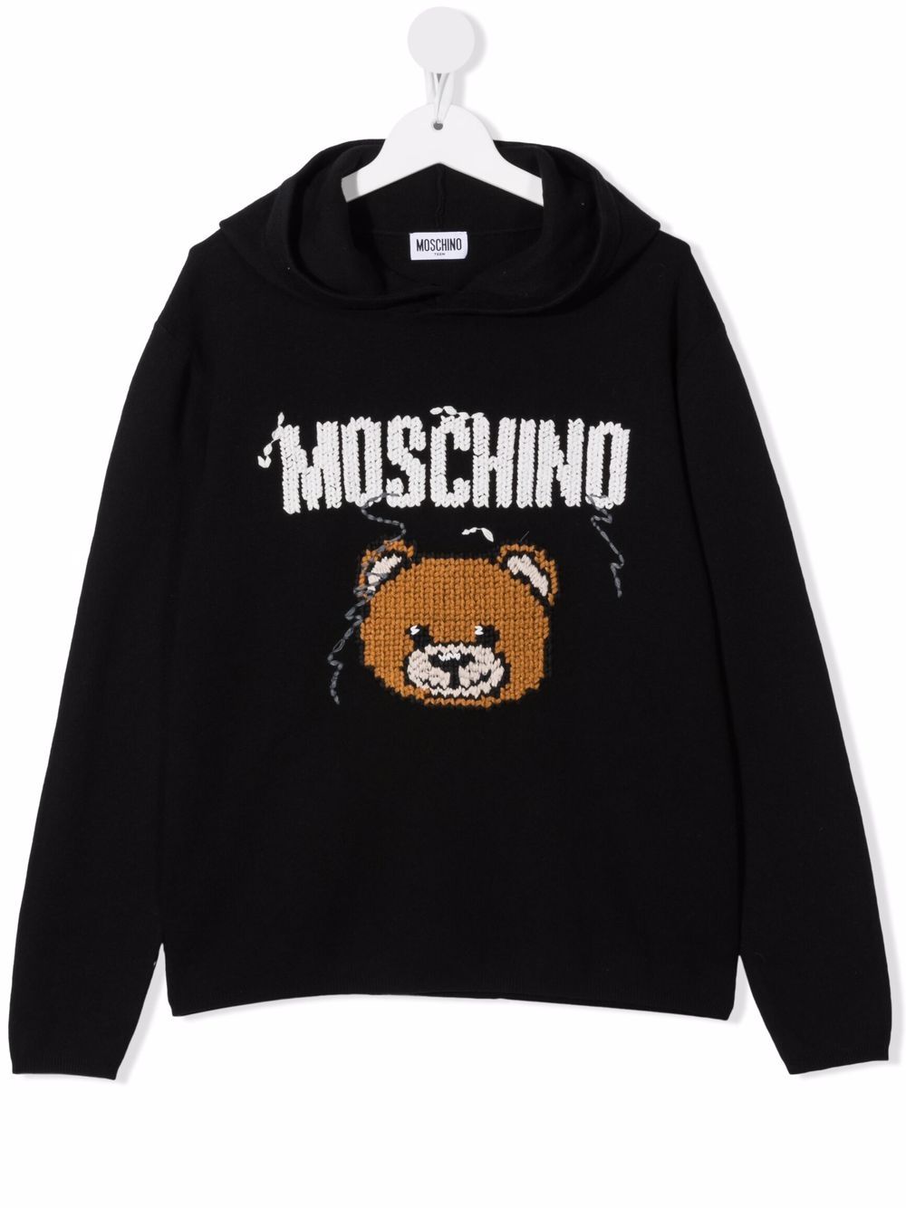 фото Moschino kids худи вязки интарсия