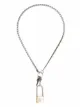 Jean Paul Gaultier Pre-Owned 2000s logo padlock necklace
