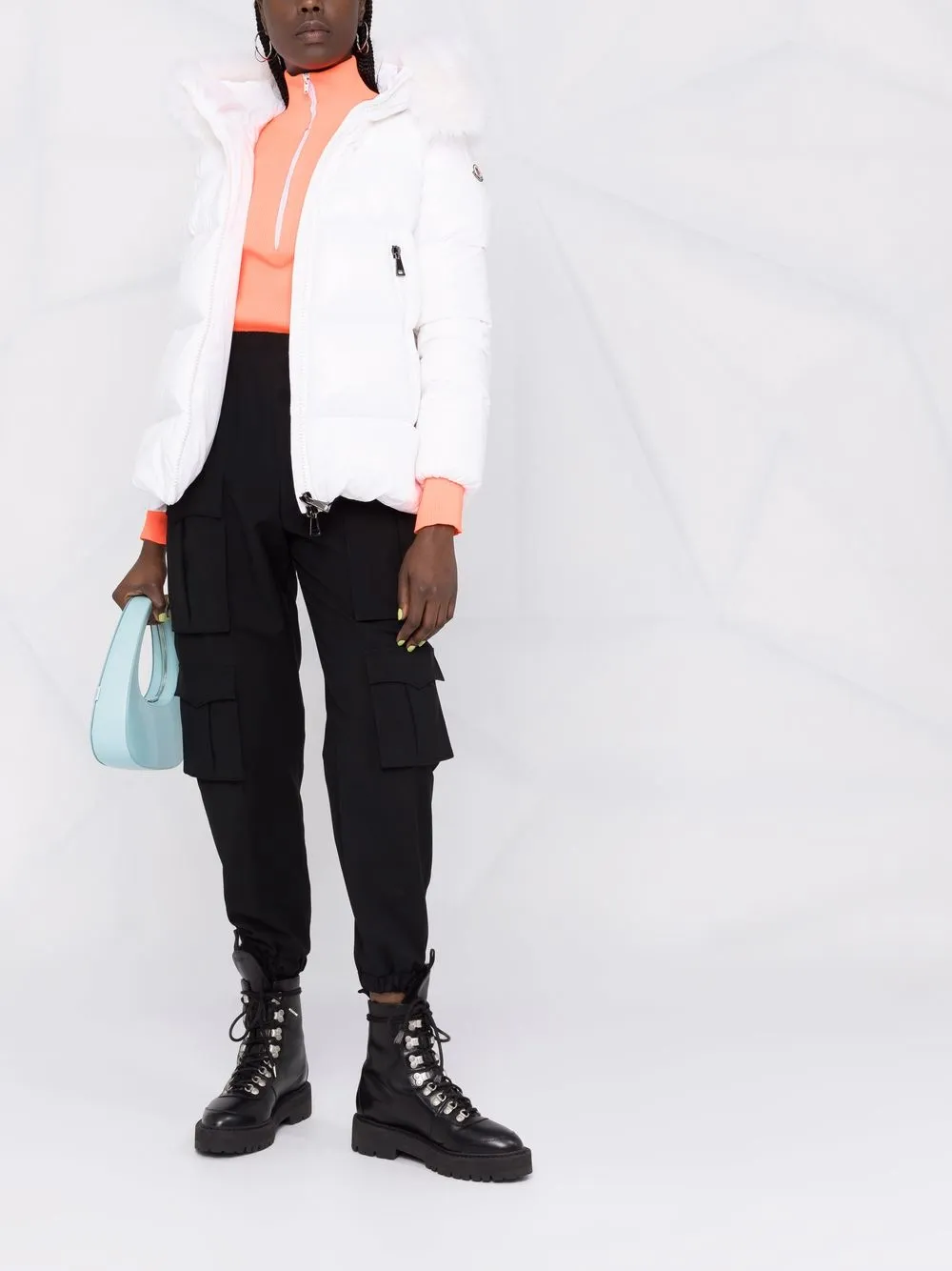 Image 2 of Moncler La Laiche hooded puffer jacket