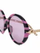Gucci Eyewear солнцезащитные очки с подвесками и принтом