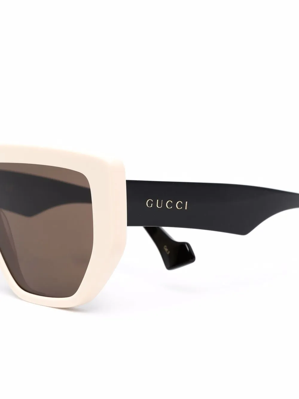 фото Gucci eyewear солнцезащитные очки в d-образной оправе