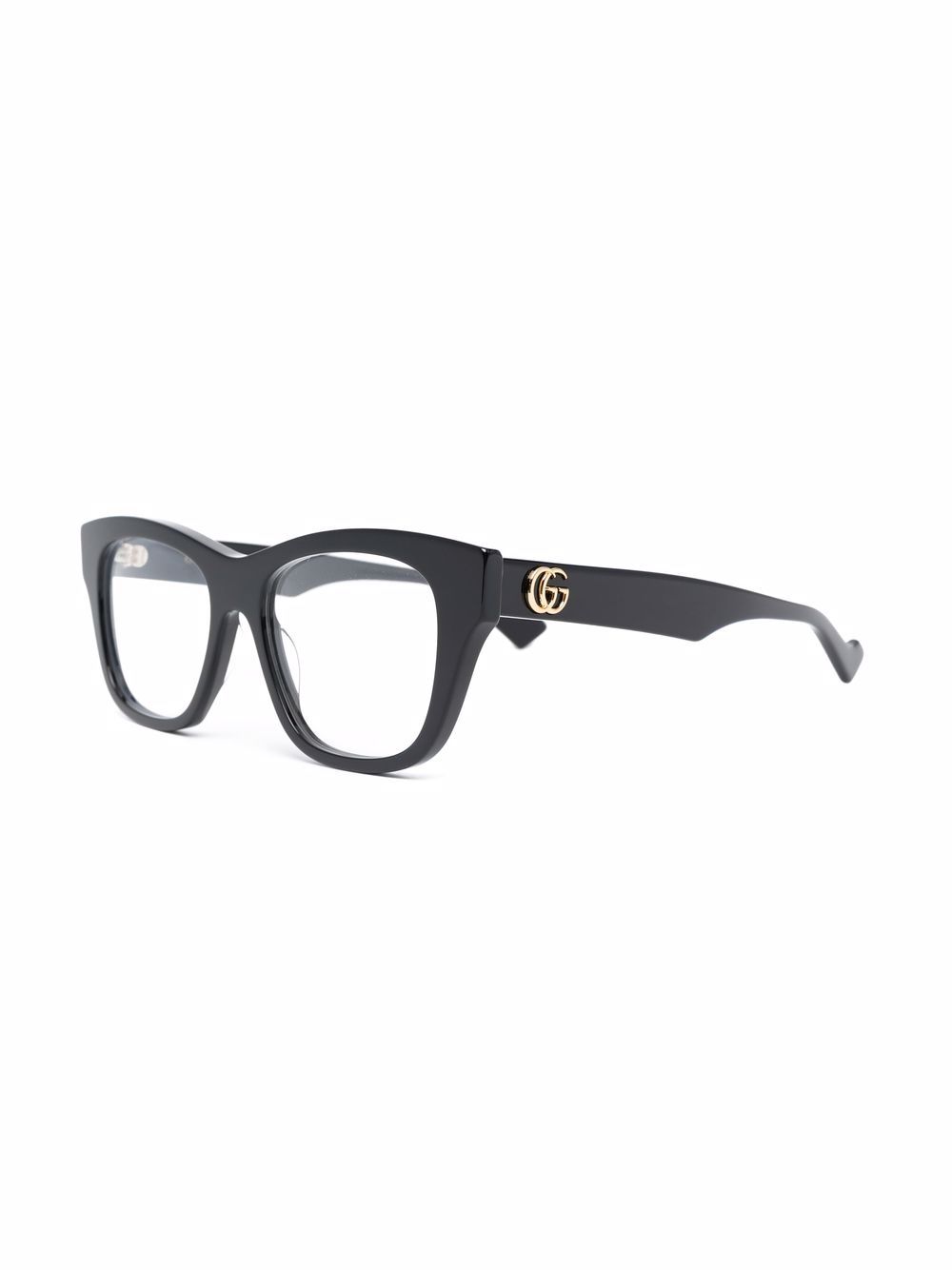 Gucci Eyewear Bril met rechthoekig montuur - Zwart