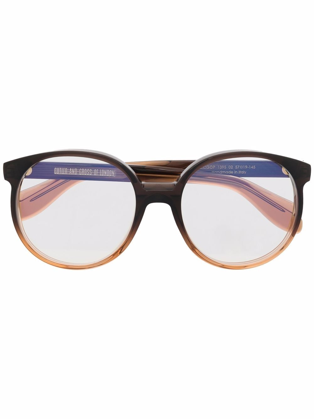 gradient-effect glasses