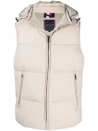 Tommy hilfiger hooded clearance gilet