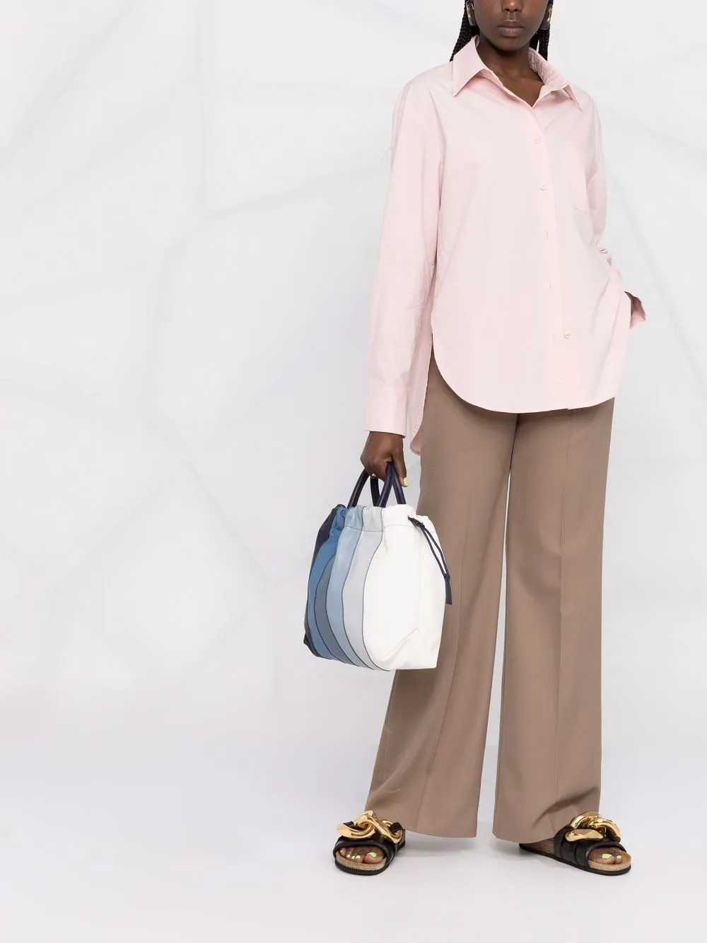 Furla Toni Avio leren shopper - Blauw