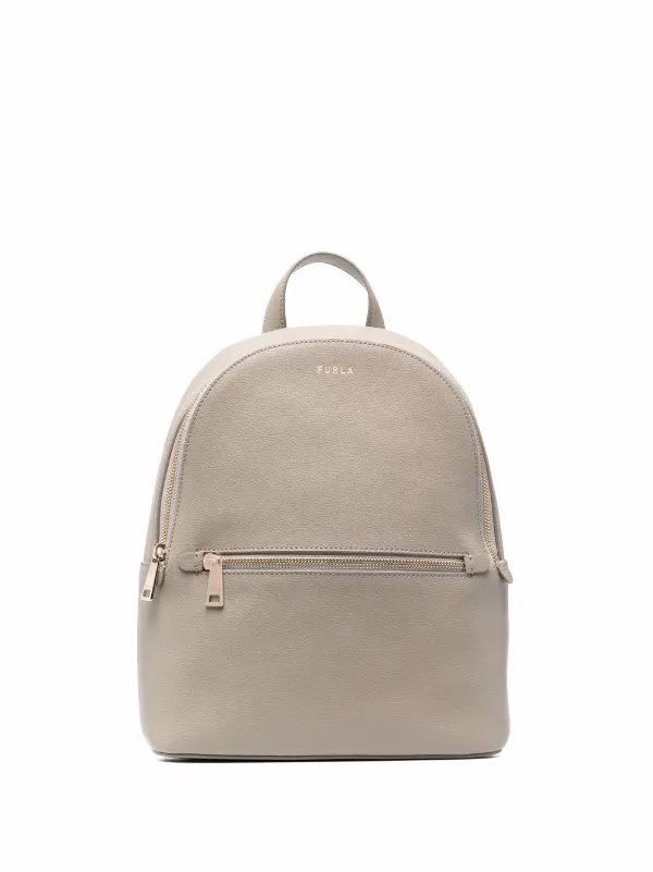 engraved leather backpack