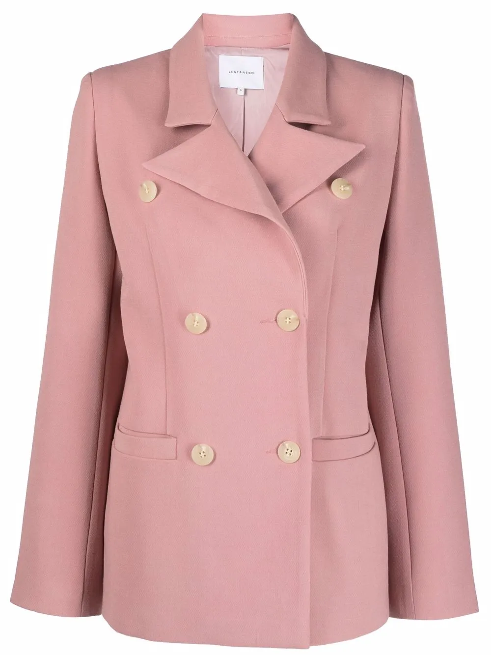 Lesyanebo двубортный блейзер строгого кроя