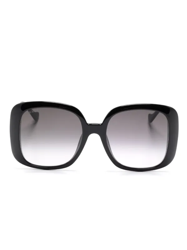 Gucci Eyewear オーバーサイズ スクエアサングラス 通販 - FARFETCH