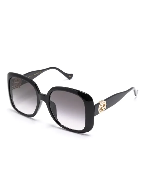 Gucci Eyewear オーバーサイズ スクエアサングラス 通販 - FARFETCH