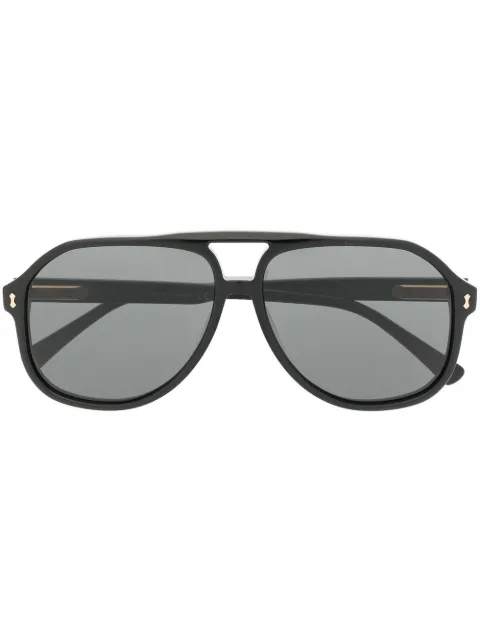 Gucci Eyewear lentes de sol con armazón estilo piloto