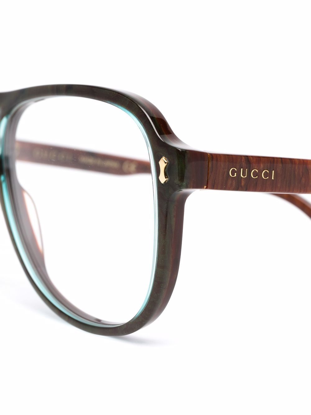 фото Gucci eyewear очки в массивной оправе