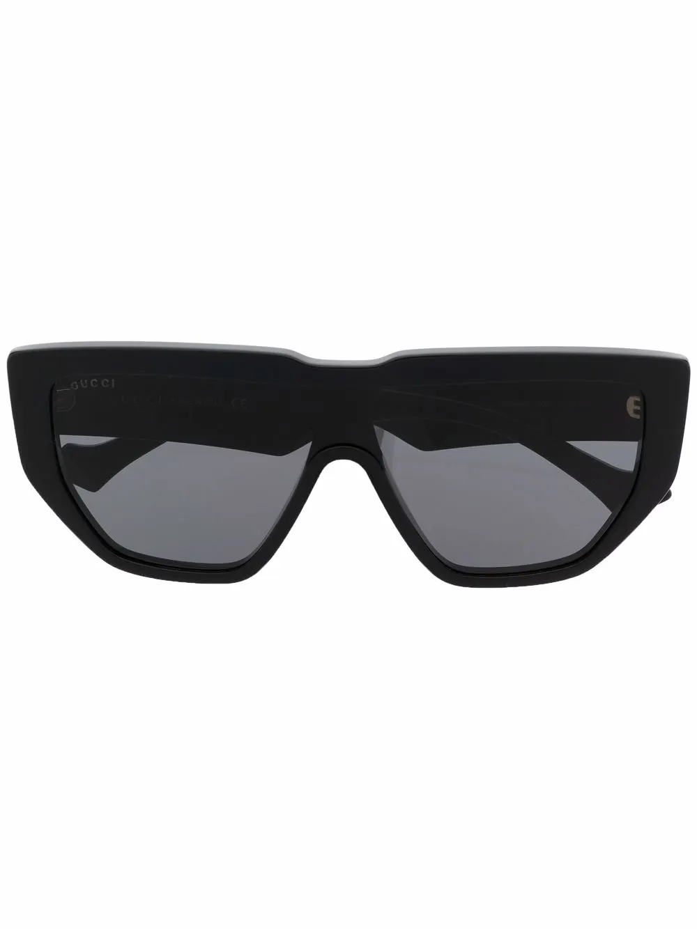 фото Gucci eyewear солнцезащитные очки в d-образной оправе