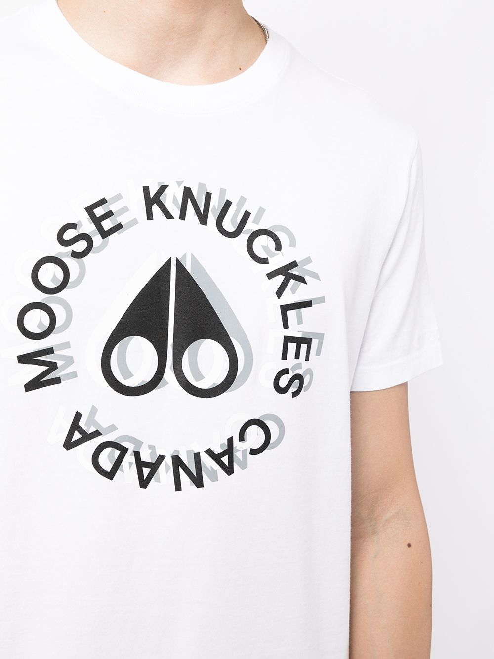 фото Moose knuckles футболка kenemich из органического хлопка