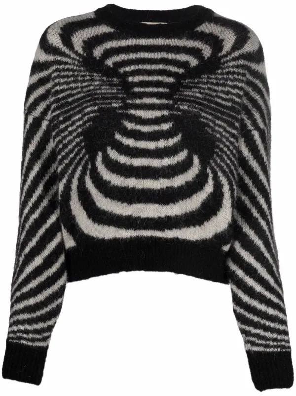 swirl knit jumper