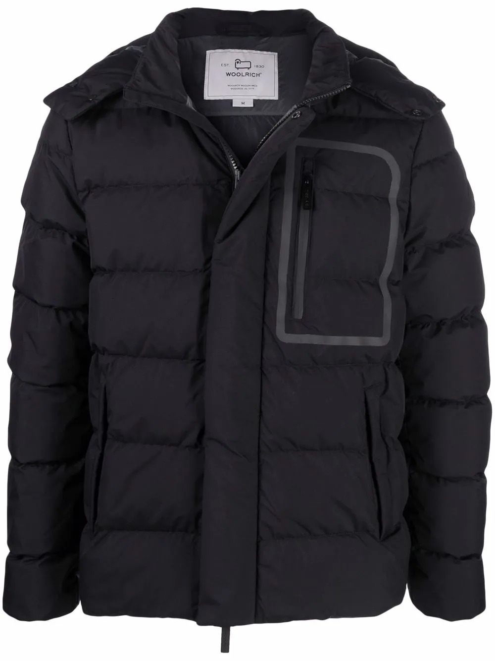 

Woolrich Giubbotto hooded down-padded jacket - Black