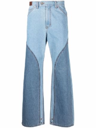 Andersson Bell Patchwork Wide Leg Jeans - Farfetch