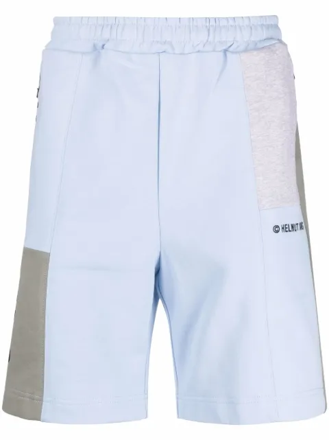 Helmut Lang shorts de jersey con logo