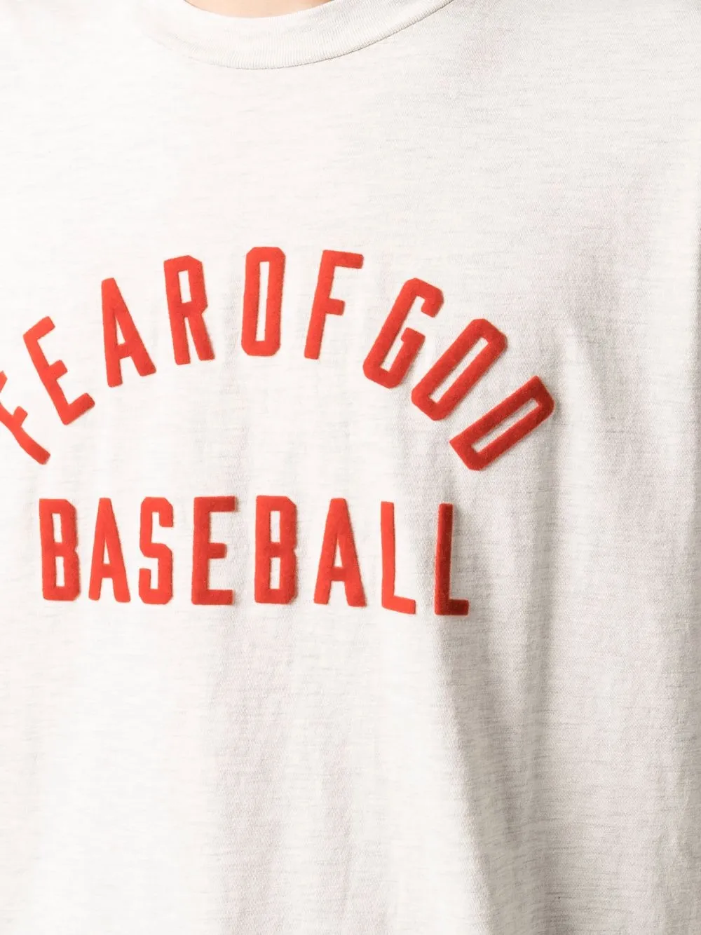 фото Fear of god футболка с аппликацией-логотипом