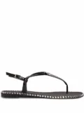 Giuseppe Zanotti Bellatriks T-bar studded sandals - Black