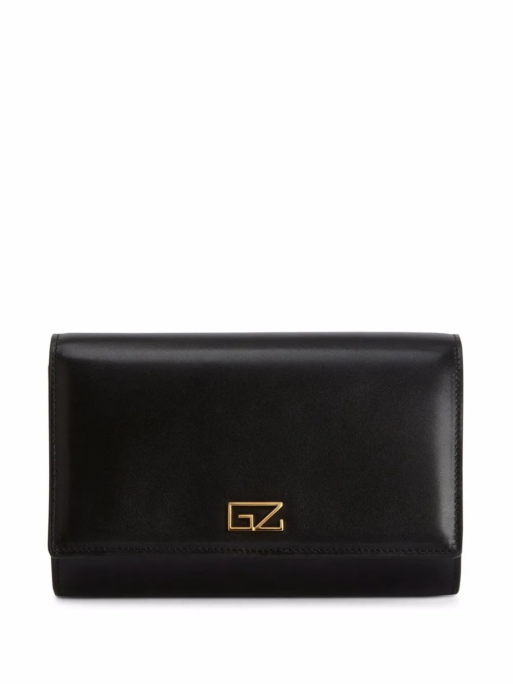 

Giuseppe Zanotti Sayla leather clutch bag - Black