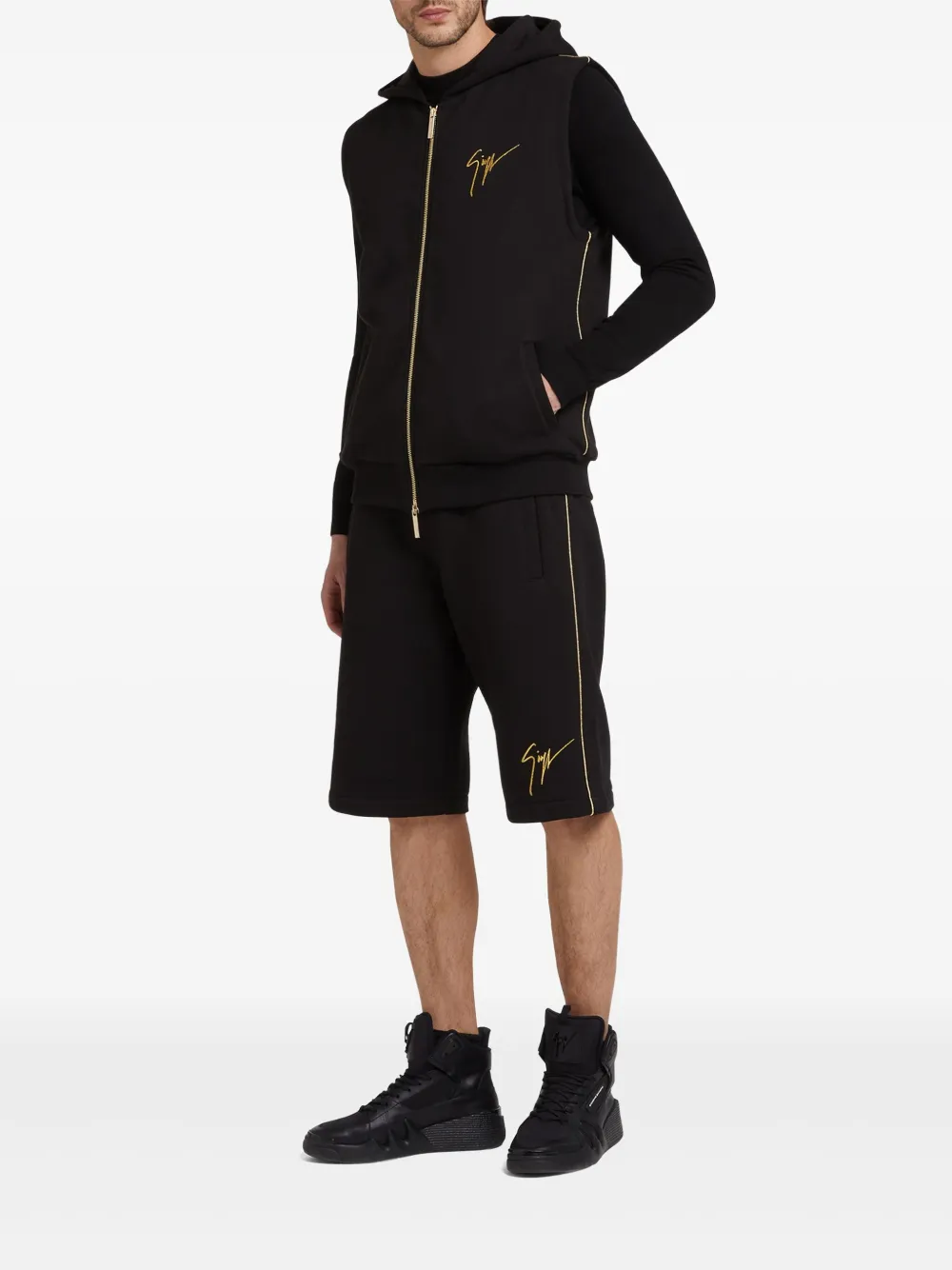 Giuseppe Zanotti LR 16 track shorts | Track & Running Shorts | Image 2
