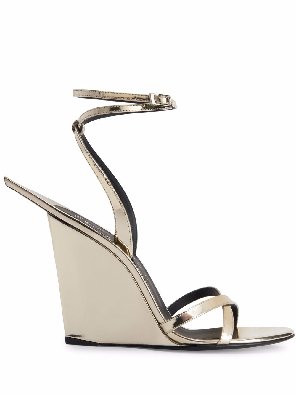 

Giuseppe Zanotti Pris wedge sandals - Gold