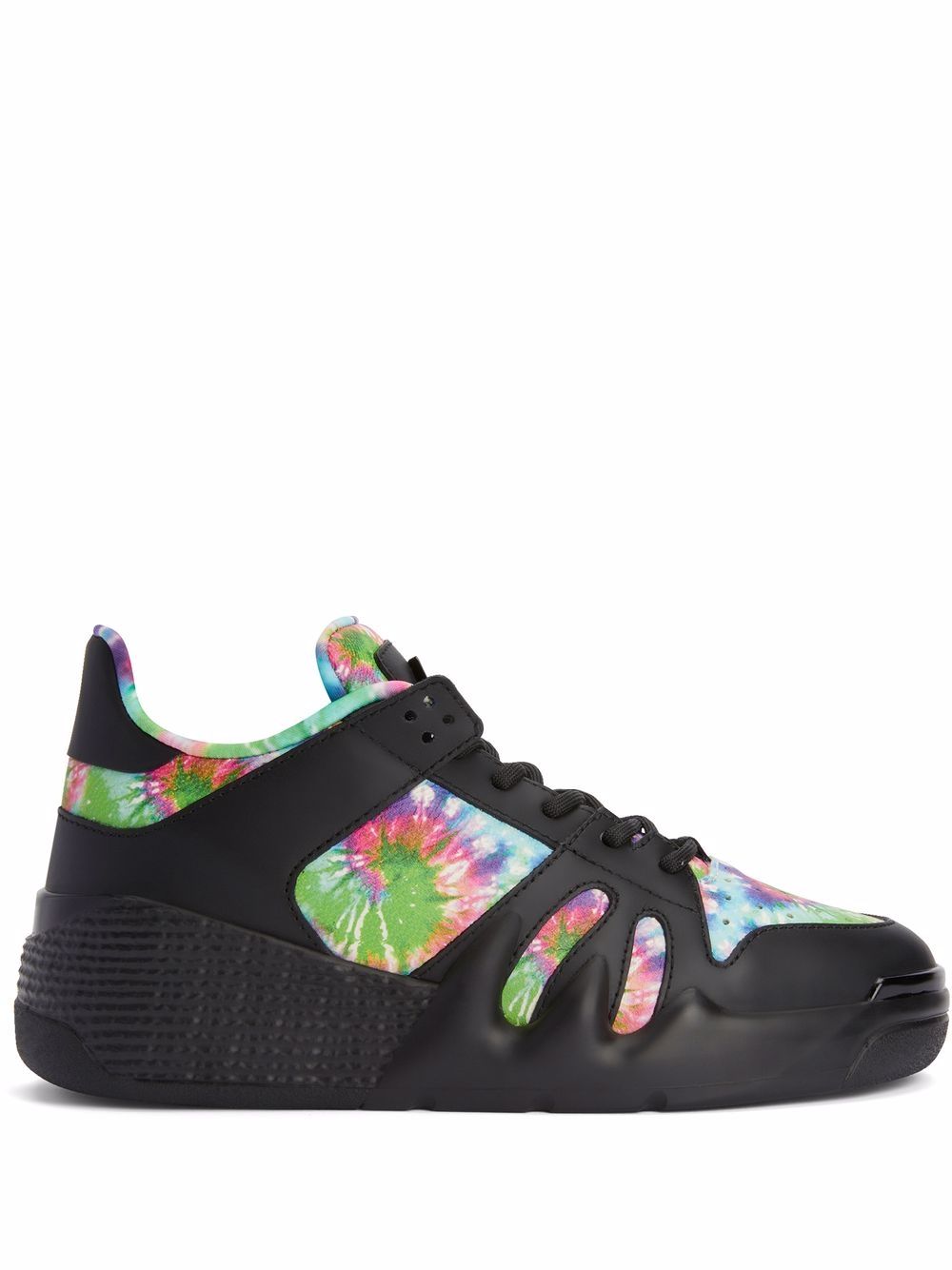 Giuseppe Zanotti Talon tie-dye sneakers – Black