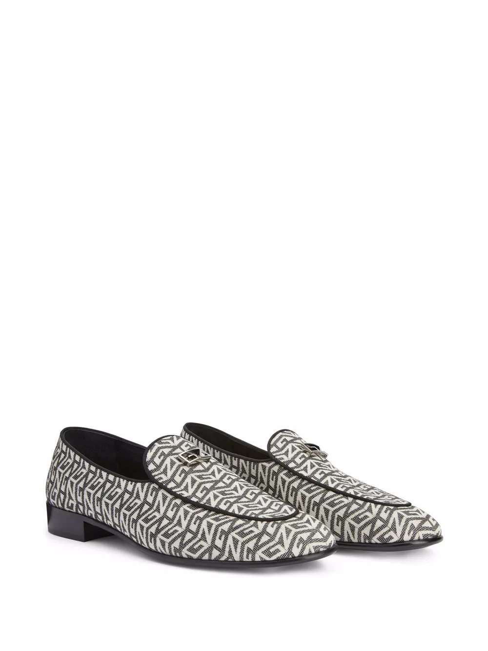 Giuseppe Zanotti GZ Rudolph loafers met monogramprint - Wit