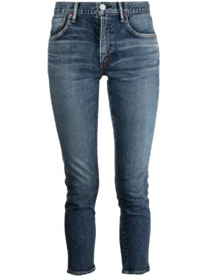 Moussy Vintage Cropped Jeans For Women Shop On Farfetch