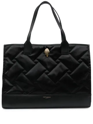 Kurt Geiger London Recycled SQ Shopper Tote Bag Black