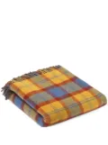 Gucci GG checked wool blanket - Brown