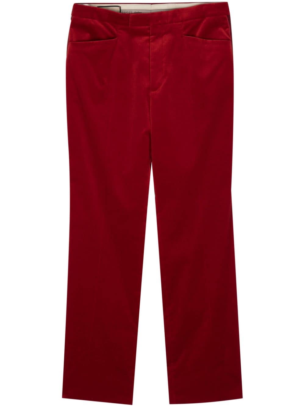 RED Valentino Velvet straight-leg Track Pants - Farfetch