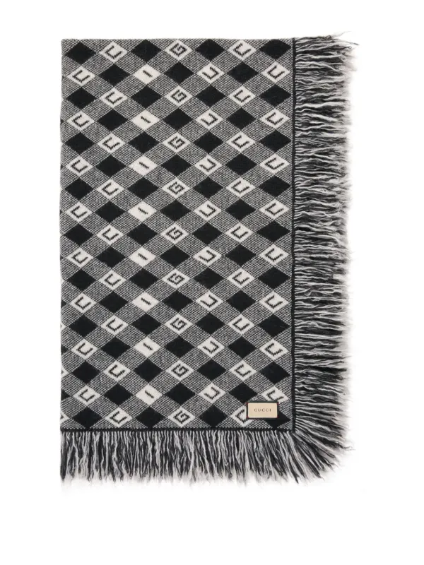 Gucci グッチ チェック ブランケット - FARFETCH