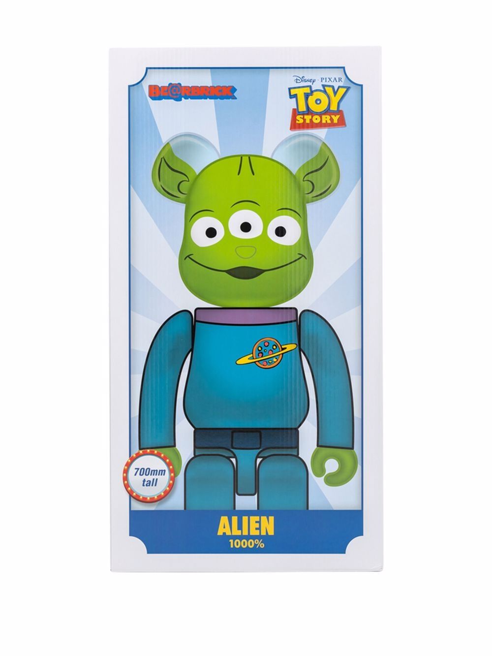 фото Medicom toy фигурка alien be@rbrick 1000% из коллаборации с toy story