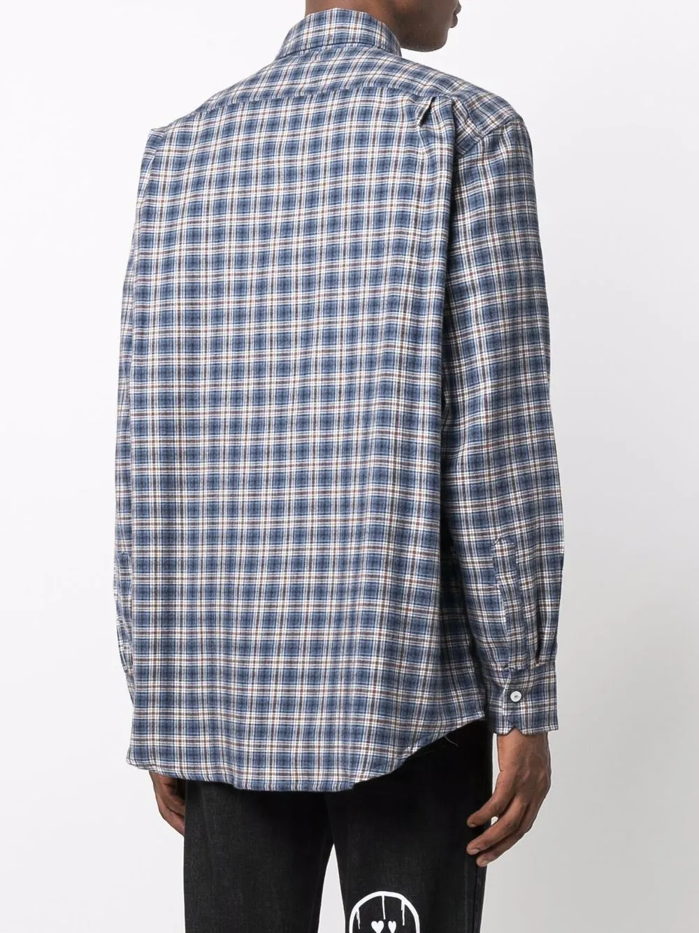 фото Mtl studio клетчатая рубашка с нашивкой