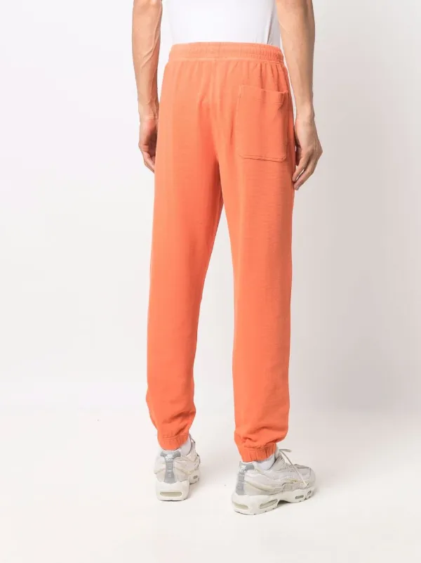 Helmut Lang logo print Tapered Joggers Farfetch
