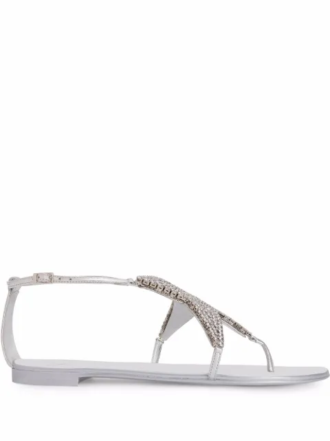 Giuseppe Zanotti Almathea flat sandals 